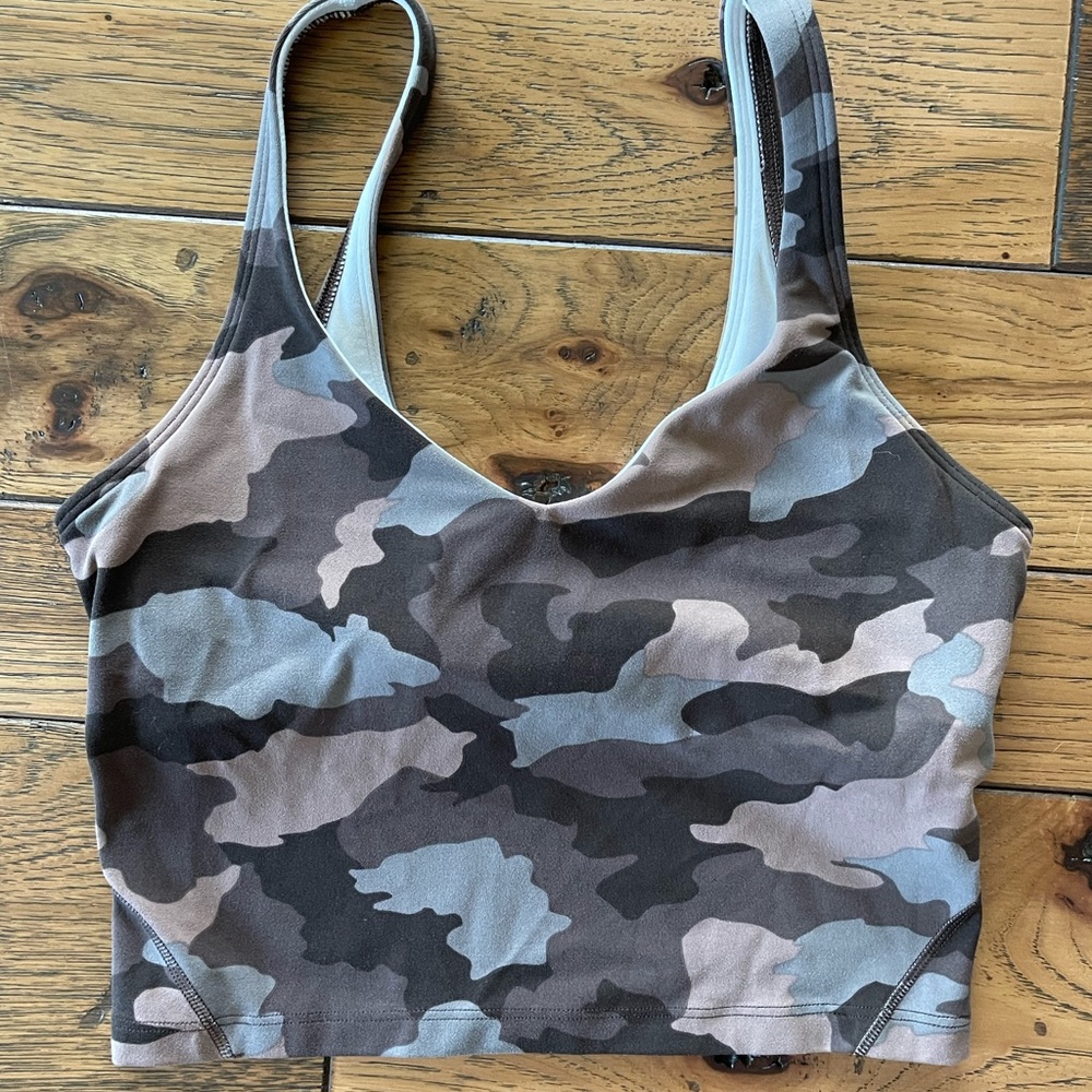 Lululemon Align Tank Brown Camo Size 4